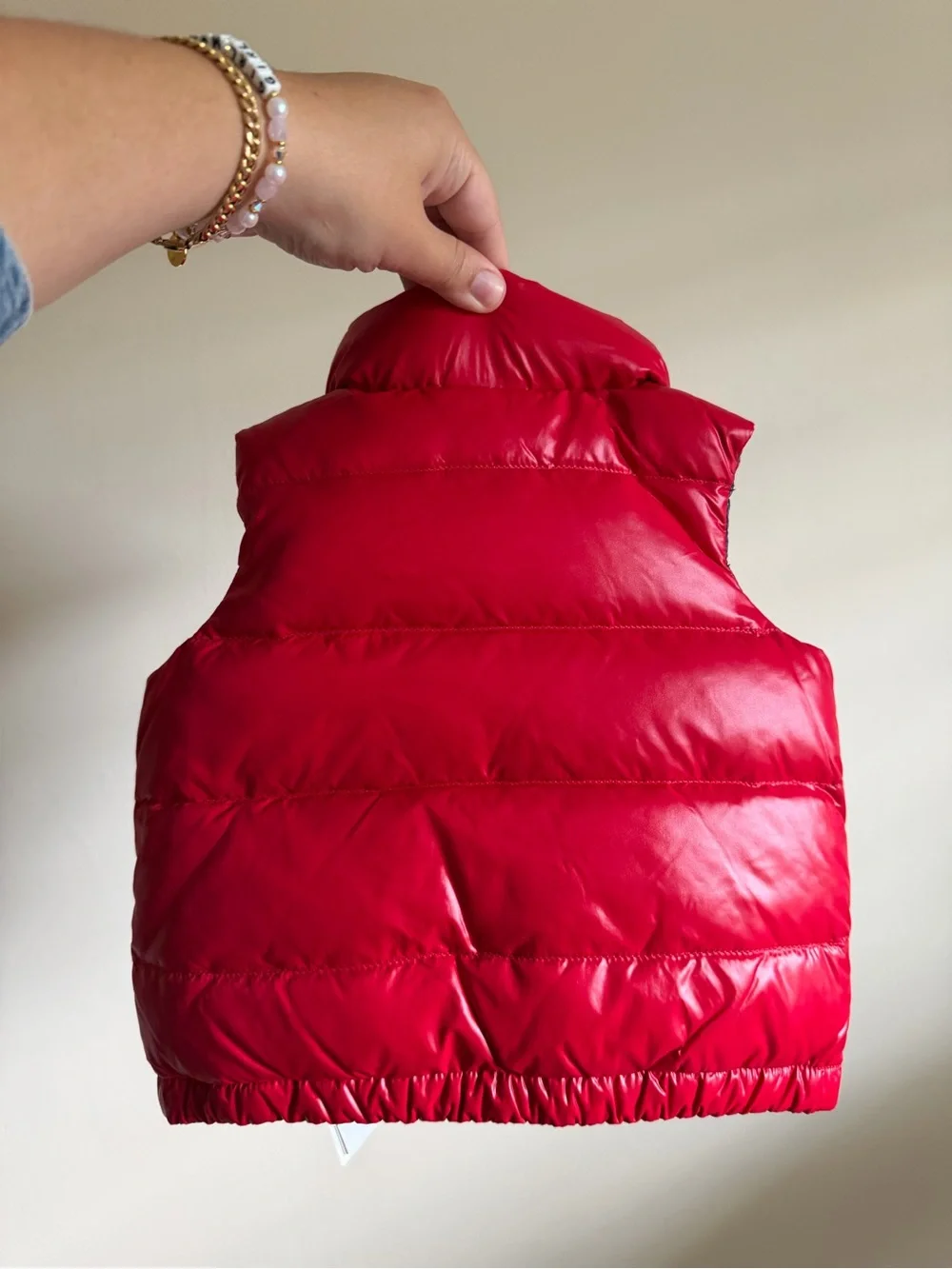 RALPH LAUREN Baby Boy Reversible Red + Blue Puffer Vest -- Size 6 Months -- NWT